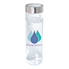 WB1503
	-600 ML. (20 FL. OZ.) SINGLE WALL BOROSILICATE GLASS BOTTLE-Clear Glass (bottle) Silver (lid)